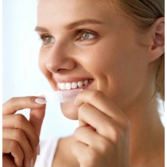 3D Professional eeth Whitening Strips Close-up
