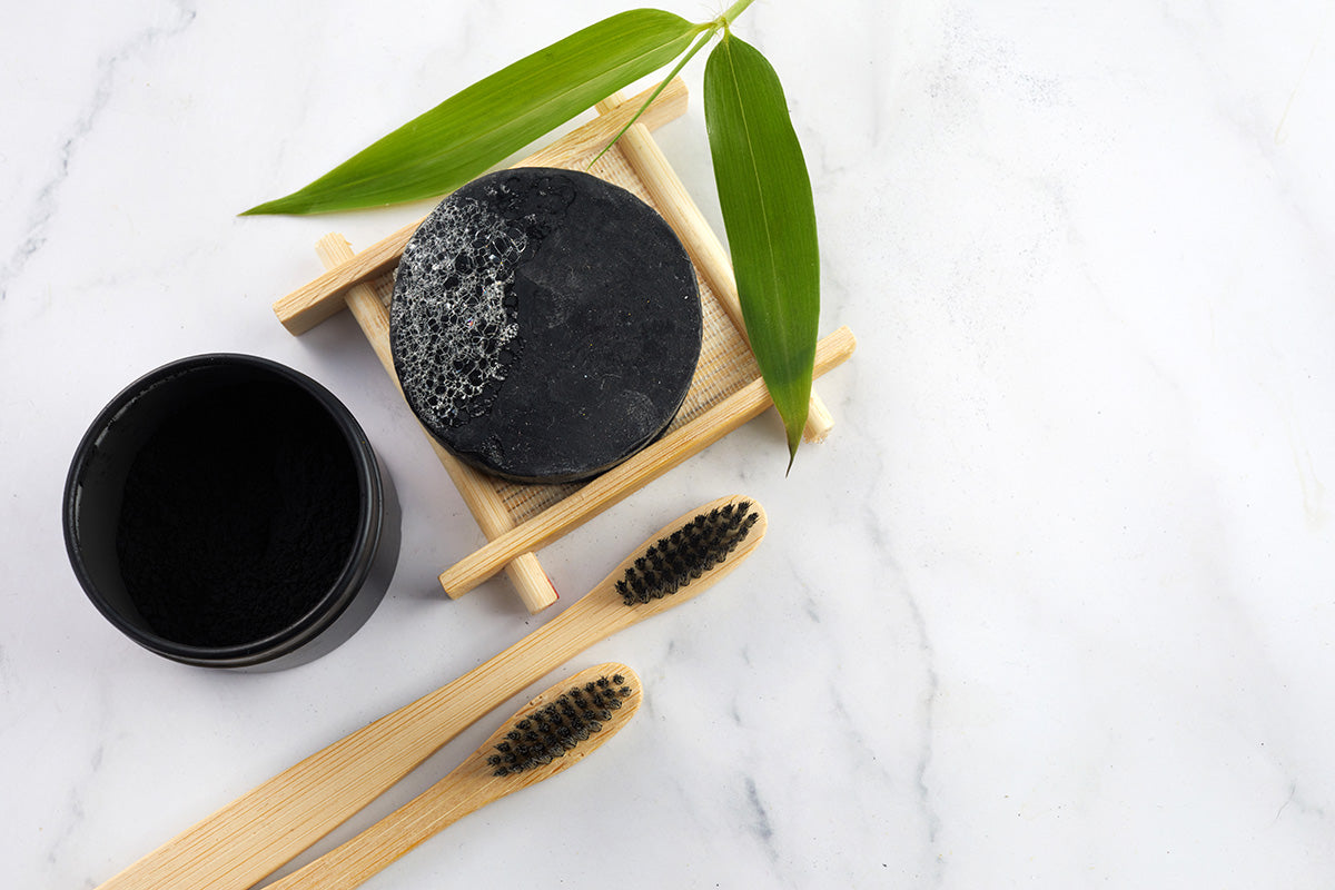 Smile Bright Active Charcoal and Bamboo Tootbrush